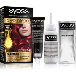 Syoss Oleo Intense permanentní barva na vlasy s olejem odstín 5-92 Bright Red 1 ks