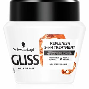 Schwarzkopf Gliss Replenish 2-IN-Treatment intenzivní regenerační maska 300 ml