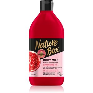 Nature Box Pomegranate povzbuzující tělové mléko s hydratačním účinkem 385 ml