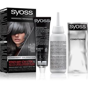 Syoss Permanent Coloration permanentní barva na vlasy odstín 4-15 Dusty Chrome 3 ks