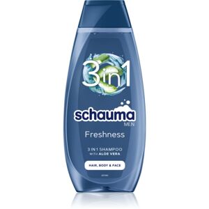 Schwarzkopf Schauma MEN osvěžující šampon na obličej, tělo a vlasy 400 ml