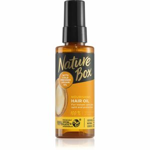 Nature Box Argan vyživující olej na vlasy s arganovým olejem 70 ml