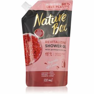 Nature Box Pomegranate povzbuzující sprchový gel náhradní náplň 500 ml