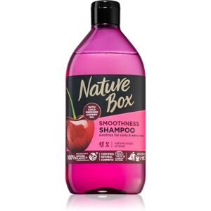 Nature Box Cherry uhlazující šampon pro nepoddajné a krepatějící se vlasy 385 ml
