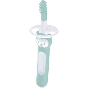 MAM Massaging Brush zubní kartáček pro děti 3m+ Turquoise 1 ks
