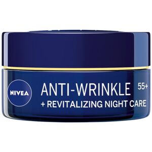 Nivea Anti-Wrinkle Revitalizing obnovující noční krém proti vráskám 55+ 50 ml