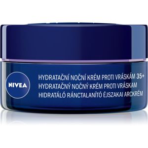 Nivea Anti-Wrinkle Moisture hydratační noční krém proti vráskám 35+ 50 ml