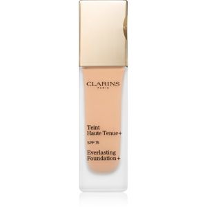 Clarins Everlasting Foundation+ dlouhotrvající tekutý make-up SPF 15 odstín 110,5 Almond 30 ml