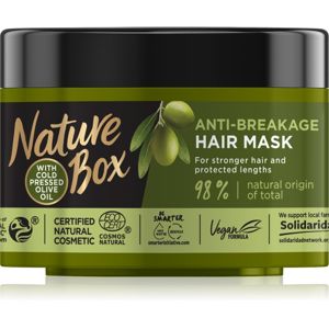 Nature Box Olive Oil maska proti lámavosti vlasů 200 ml