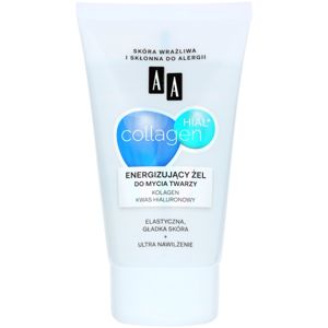 AA Cosmetics Collagen HIAL+ energizující čisticí gel 30+ 150 ml
