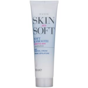 Avon Skin So Soft Smooth depilační krém na tělo pro citlivou pokožku 100 ml