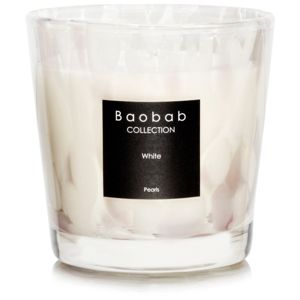 Baobab Pearls White vonná svíčka 8 cm