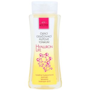 Bione Cosmetics Hyaluron Life čisticí a odličovací pleťové tonikum s kyselinou hyaluronovou 255 ml