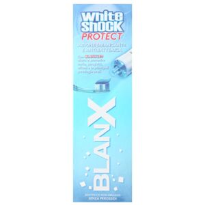 BlanX White Shock Protect sada pro bělení zubů (s antibakteriální přísadou)