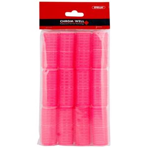 Chromwell Accessories Pink samodržící natáčky ( ø 25 x 63 mm ) 12 ks