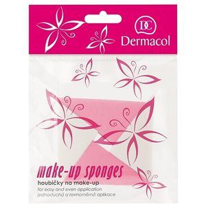 Dermacol Accessories trojúhelníková make-up houbička 4 ks