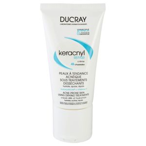 Ducray Keracnyl regenerační a hydratační krém pro pleť vysušenou a podrážděnou léčbou akné 50 ml