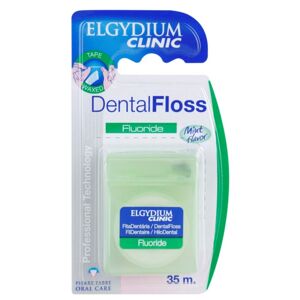 Elgydium Clinic Fluoride dentální nit příchuť Mint Flavor 35 m