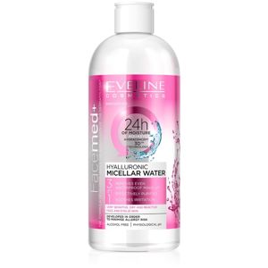 Eveline Cosmetics FaceMed+ hyaluronová micelární voda 3 v 1 400 ml