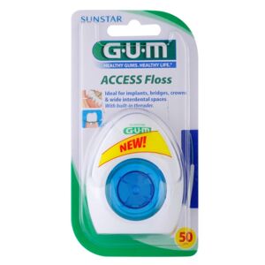G.U.M Access Floss dentální nit na rovnátka a implantáty 50 ks