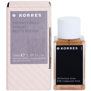 Korres Velvet Orris, Violet & White Pepper toaletní voda pro ženy 50 ml