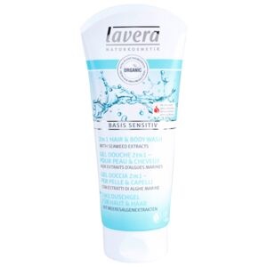 Lavera Basis Sensitiv sprchový gel na tělo a vlasy 200 ml
