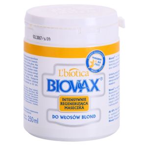 L’biotica Biovax Blond Hair oživující maska pro blond vlasy 250 ml