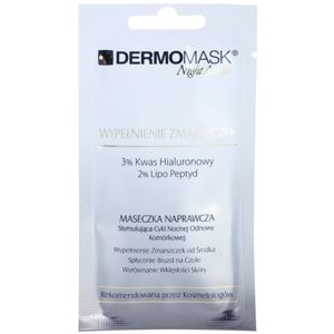 L’biotica DermoMask Night Active vyplňující maska proti hlubokým vráskám 12 ml