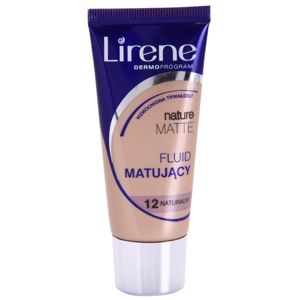 Lirene Nature Matte matující fluidní make-up pro dlouhotrvající efekt odstín 12 Natural 30 ml