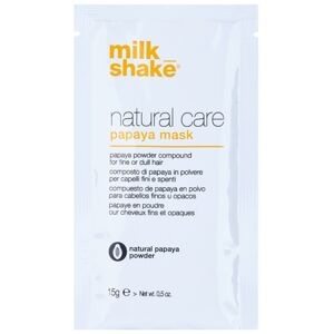 Milk Shake Natural Care Papaya regenerační maska na vlasy s papájou 12 ks