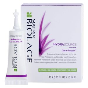 Matrix Biolage Hydra Source intenzivní vlasová kúra pro suché vlasy bez parabenů 10x10 ml
