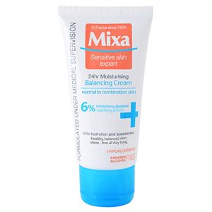 MIXA 24 HR Moisturising lehký vyvažující a hydratační krém pro normální až smíšenou pleť 50 ml