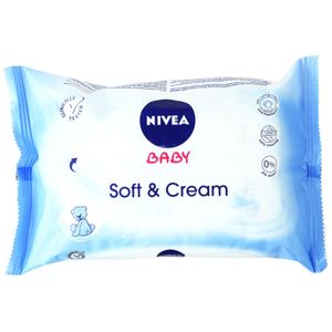 Nivea Baby Soft & Cream čisticí ubrousky 63 ks