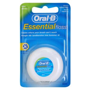 Oral B Essential Floss voskovaná dentální nit s mátovou příchutí 50 m