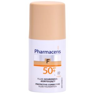 Pharmaceris F-Fluid Foundation ochranný krycí make-up SPF 50+ odstín 02 Sand 30 ml