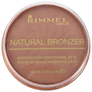 Rimmel Natural Bronzer voděodolný bronzující pudr SPF 15 odstín 026 Sun Kissed 14 g