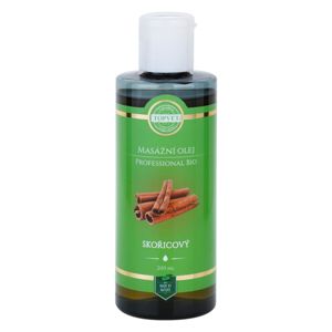 Green Idea Professional Bio masážní olej skořice 200 ml