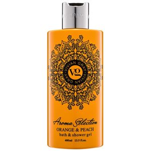 Vivian Gray Aroma Selection Orange & Peach sprchový a koupelový gel 400 ml