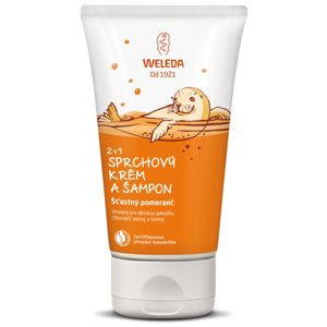 Weleda Kids Šťastný pomeranč sprchový krém a šampon pro děti 2 v 1 150 ml