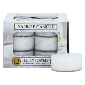 Yankee Candle Fluffy Towels čajová svíčka 12 x 9.8 g