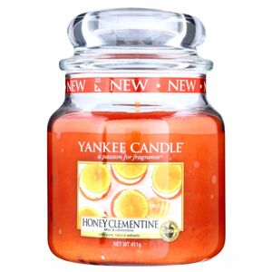 Yankee Candle Honey Clementine vonná svíčka 411 g Classic střední